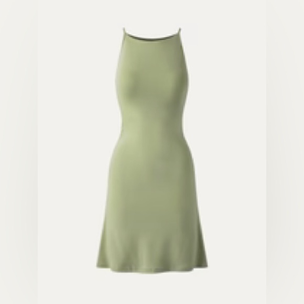 NWT OGL Eco-SkinKiss® Camilla Brami Mini Dress - Limechino